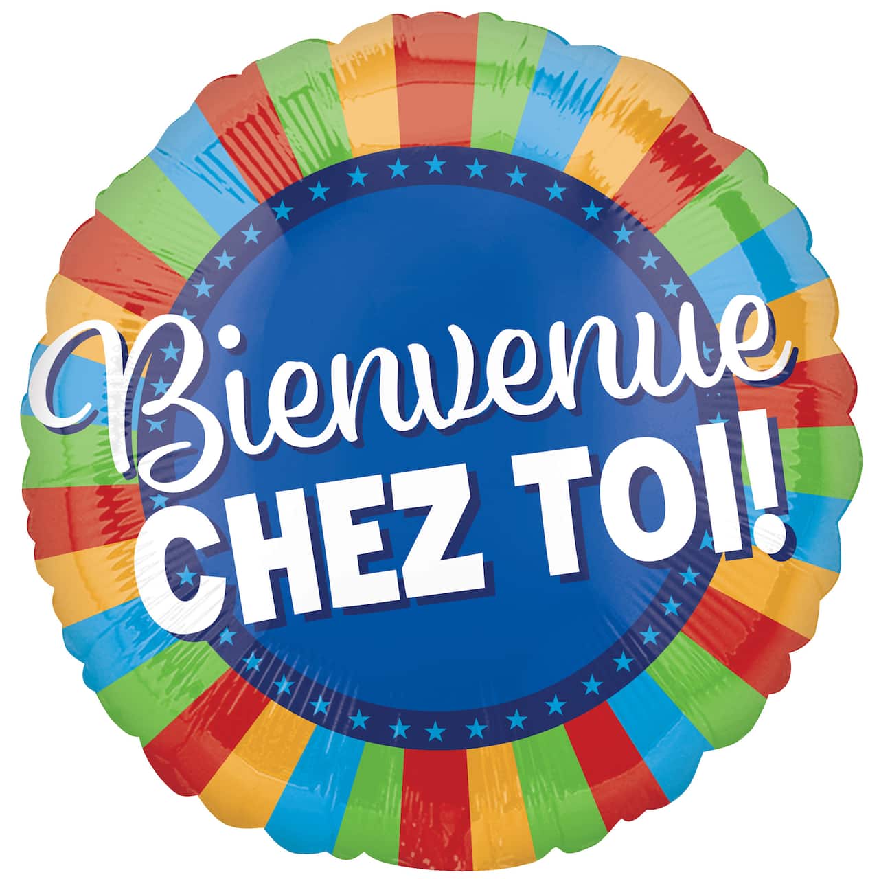 SuperShape™ 24" French Welcome Home Foil Balloon